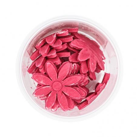 Decoratiuni de Zahar Margarete Fuchsia 3cm 15buc CapriceSHOP