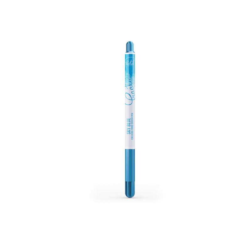 Carioca alimentara Fractal Calligra Food Brush Pen Sky Blue 1,3g CapriceSHOP