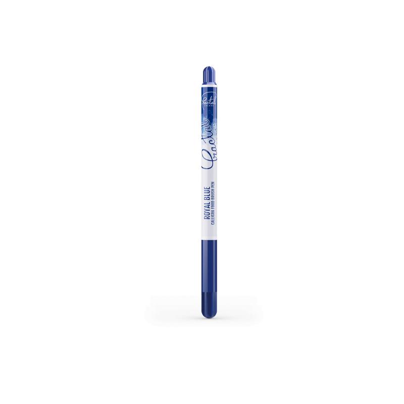 Carioca alimentara Fractal Calligra Food Brush Pen Royal Blue 1,3g CapriceSHOP