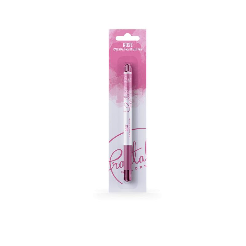 Carioca alimentara Fractal Calligra Food Brush Pen Rose 1,3g CapriceSHOP