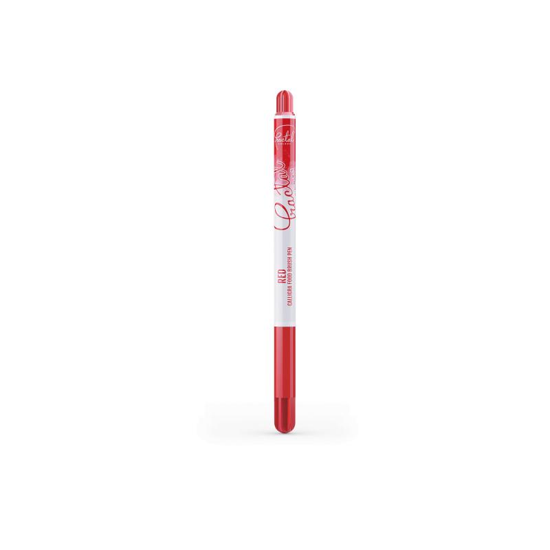 Carioca alimentara Fractal Calligra Food Brush Pen Red 1,3g CapriceSHOP