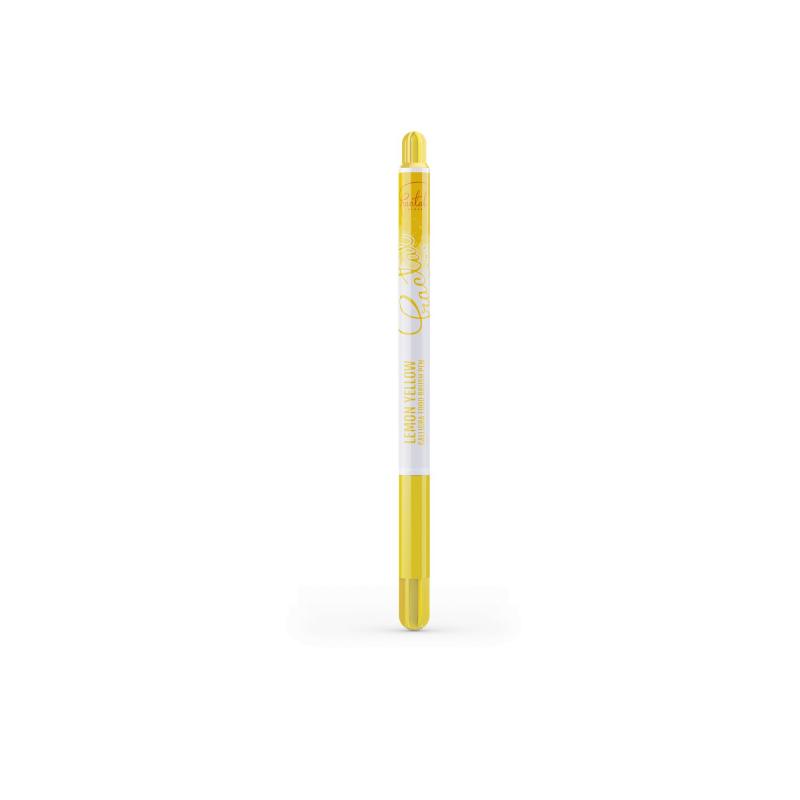 Carioca alimentara Fractal Calligra Food Brush Pen Lemon Yellow 1,3g CapriceSHOP