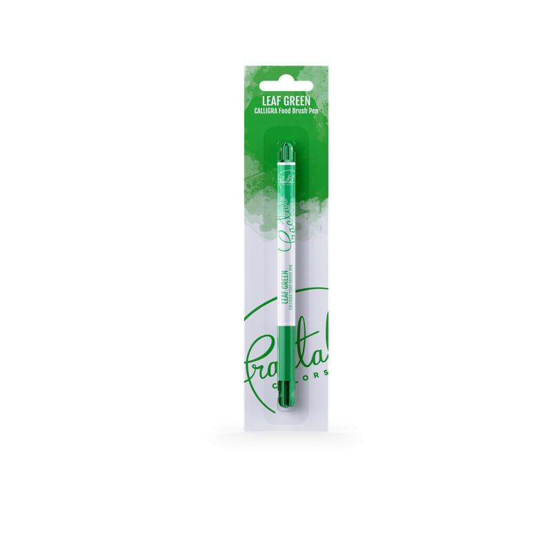 Carioca alimentara Fractal Calligra Food Brush Pen Leaf Green 1,3g CapriceSHOP