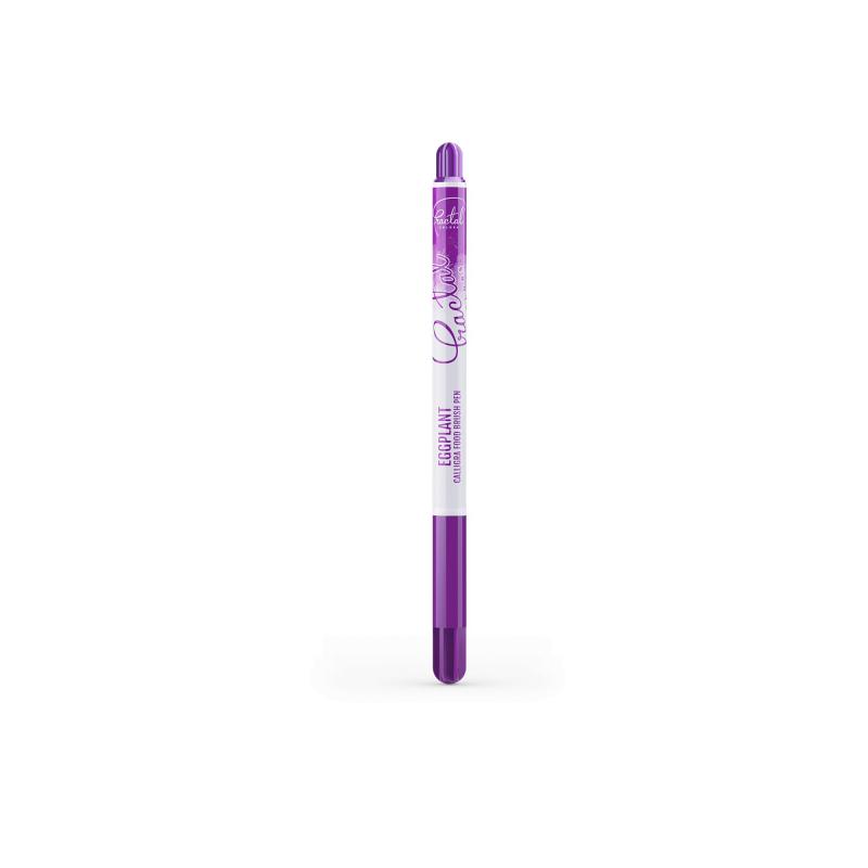 Carioca alimentara Fractal Calligra Food Brush Pen Eggplant 1,3g CapriceSHOP