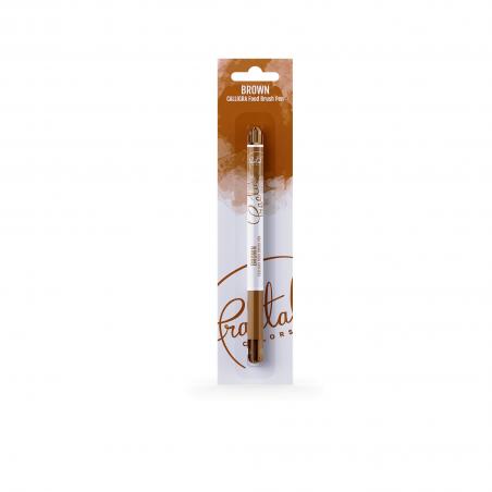 Carioca alimentara Fractal Calligra Food Brush Pen Brown 1,3g CapriceSHOP