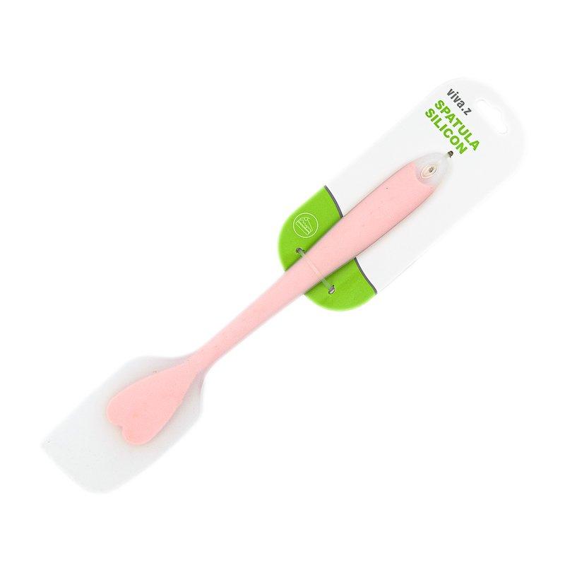 Spatula Silicon Roz Transparent 28cm CapriceSHOP