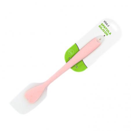 Spatula Silicon Roz Transparent 28cm CapriceSHOP