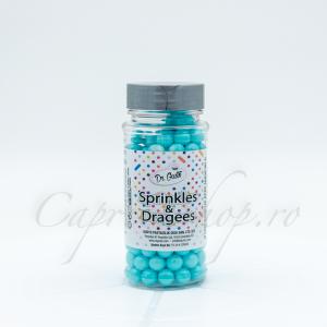 Drajeuri de Zahar Dr. Gusto Sprinkles Dragees Baby Blue 8mm 90g Dr Gusto - 1