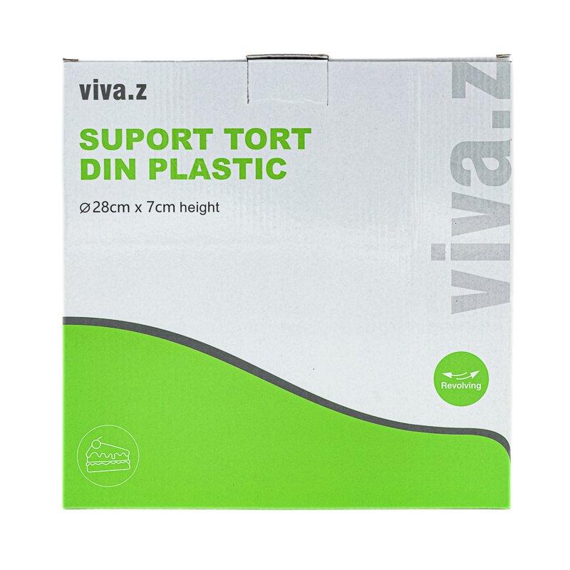 Suport Tort Rotativ din Plastic 28cm CapriceSHOP