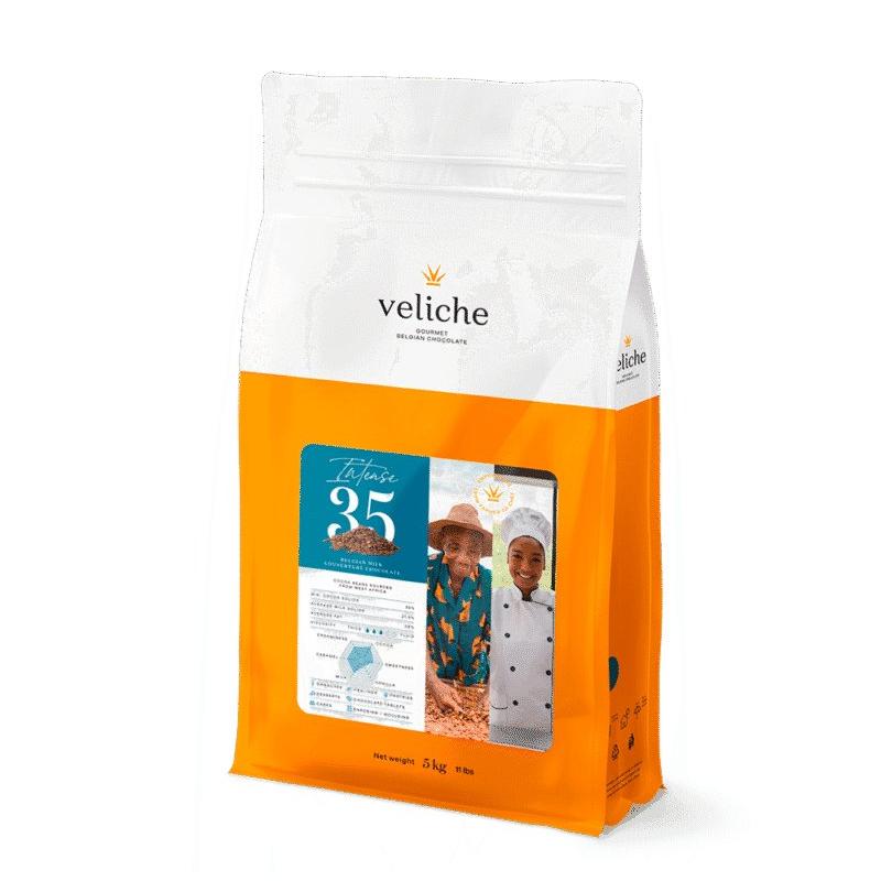 Ciocolata Veliche Intense 35% 1kg vrac CapriceSHOP