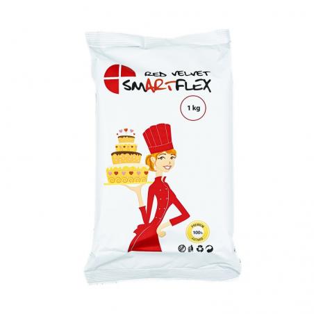 Pasta de Zahar Smartflex Rosu 1kg CapriceSHOP