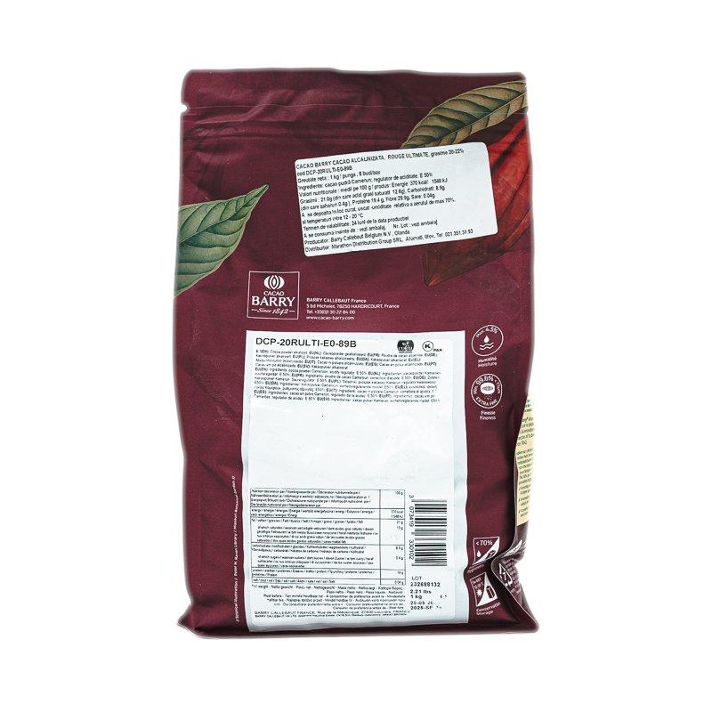 Cacao Alcalinizata Barry Rouge Ultime 1kg CapriceSHOP