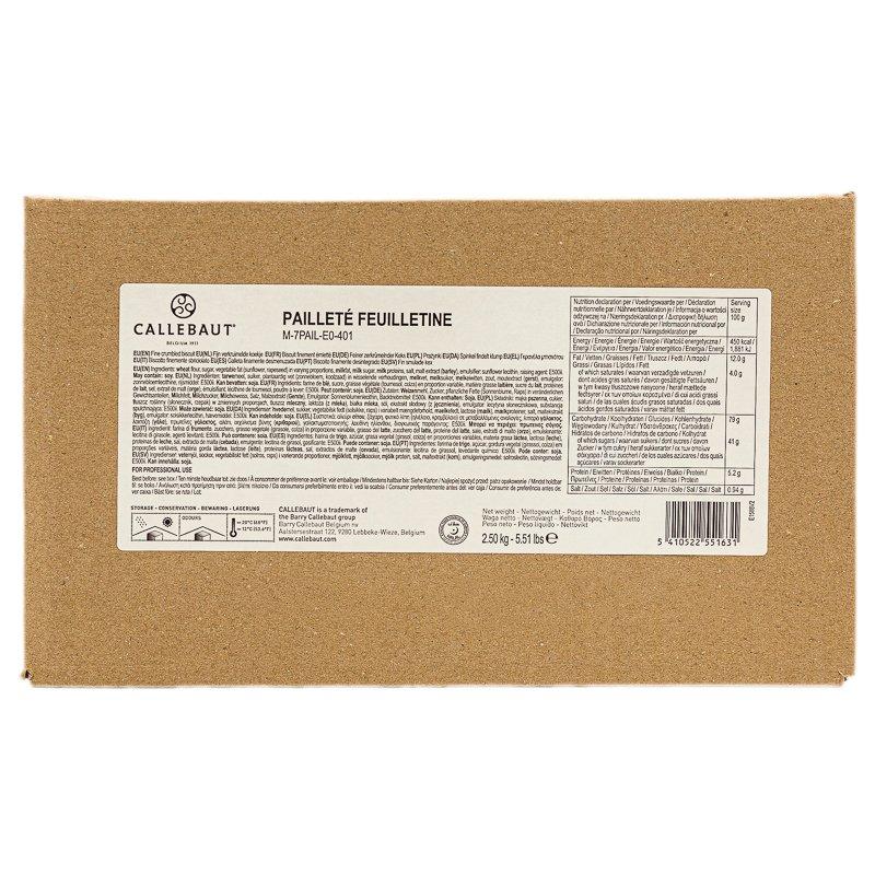 Callebaut Paillete Feuilletine 2.5kg CapriceSHOP