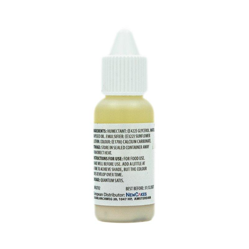 Colorant Liposolubil Sugarflair Pastel White 15ml CapriceSHOP