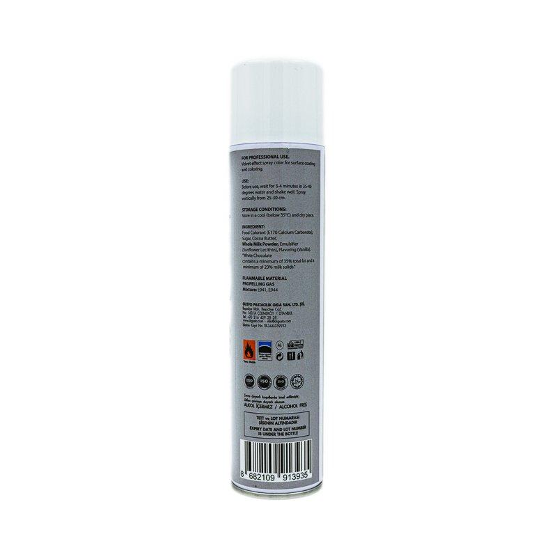 Spray efect catifea Dr. Gusto Velvet Spray White 250ml CapriceSHOP