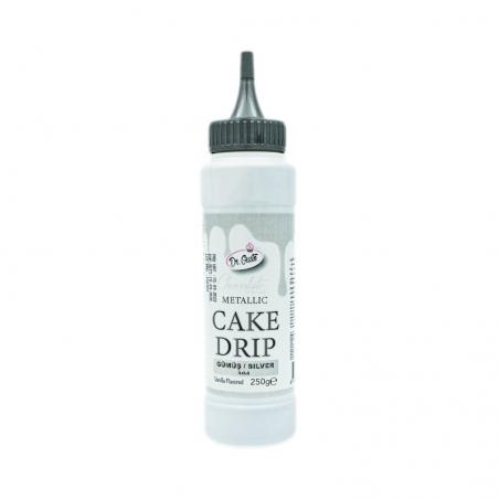 Cake Drip Dr Gusto Argintiu Metalizat 250g CapriceSHOP