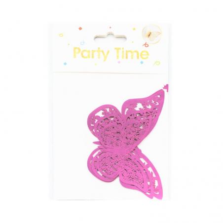 Decor Tort Party Time Fluturi Mov 1 CapriceSHOP