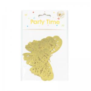 Decor Tort Party Time Fluturi Argintii 2 CapriceSHOP