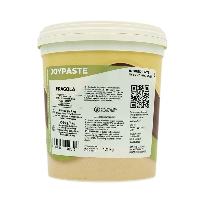 Pasta aromatizanta Joypaste Capsuni 1.2kg CapriceSHOP