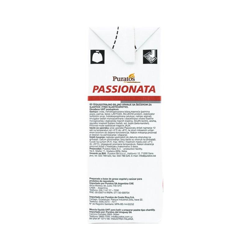 Puratos Passionata frisca vegetala 1L CapriceSHOP