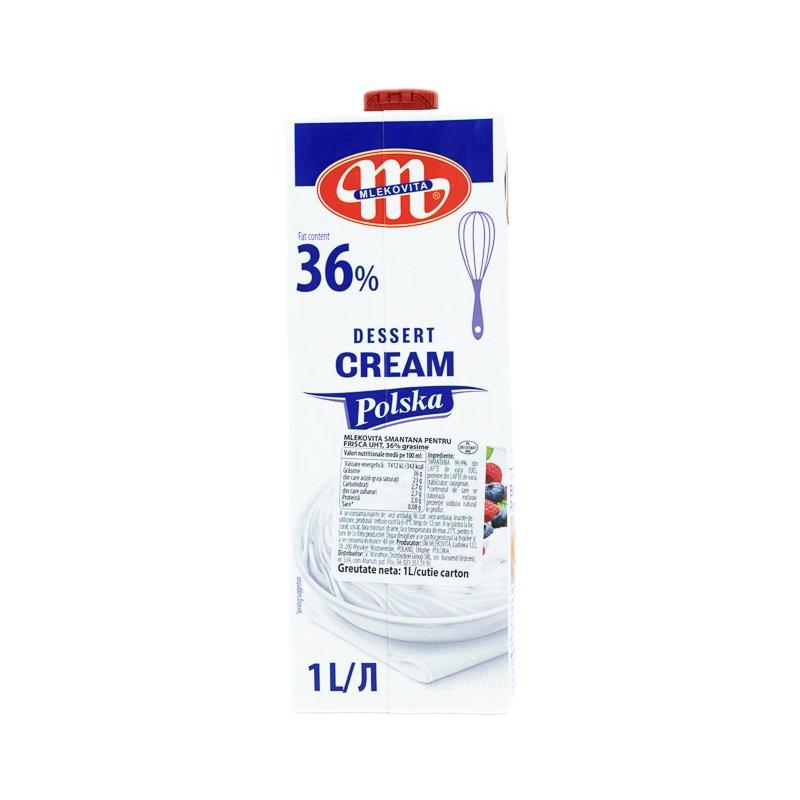 Smantana pentru frisca Mlekovita 36% 1L CapriceSHOP