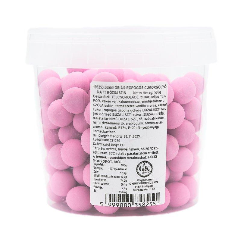 Perle de Zahar 15mm Roz 500g CapriceSHOP