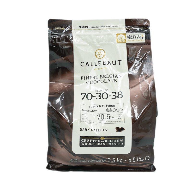 Ciocolata neagra Callebaut 70-30-38 2.5kg CapriceSHOP