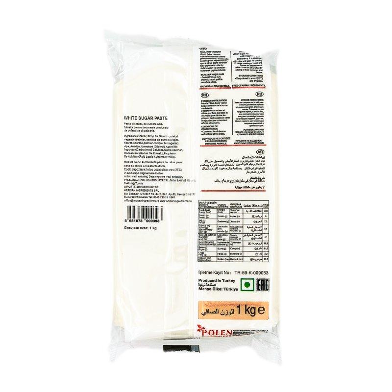 Pasta de Zahar Vizyon Alb 1kg CapriceSHOP