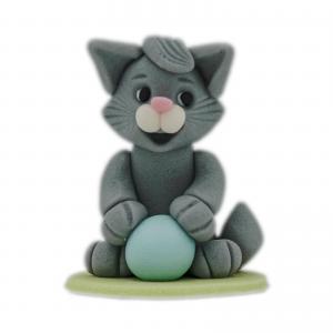 Figurina Marzipan Minge Mica Fotbal Neagra CapriceSHOP