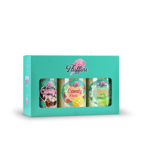 Zahar Vata pe Bat Fluffini Ananas 300g CapriceSHOP