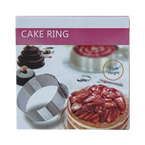 Inel Inox Reglabil pentru Feliere Blaturi Tort 15-20cm CapriceSHOP