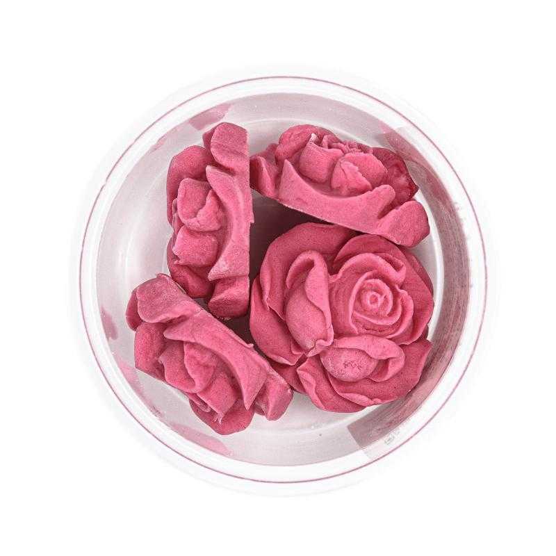 Decoratiuni de Zahar Trandafiri Roz 5buc CapriceSHOP