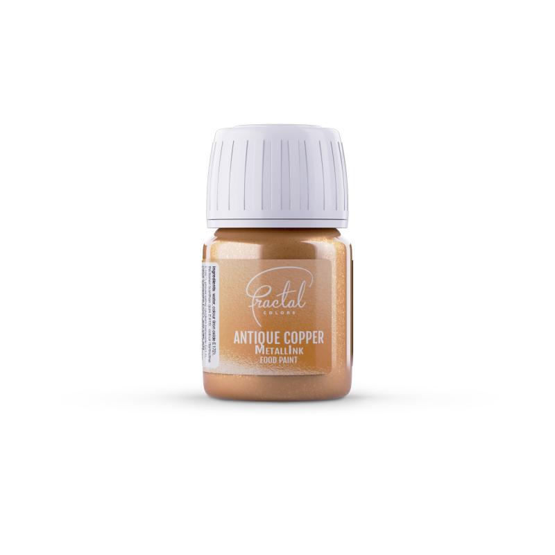 Colorant Alimentar pentru Pictura Fractal Metallink Antique Copper 30ml CapriceSHOP