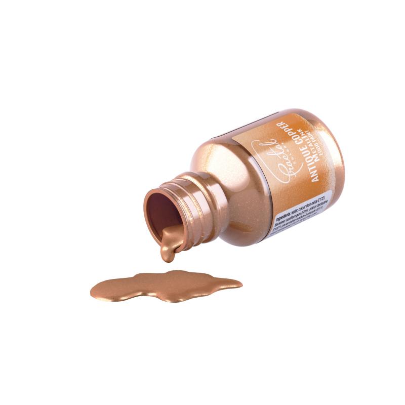 Colorant Alimentar pentru Pictura Fractal Metallink Antique Copper 30ml CapriceSHOP