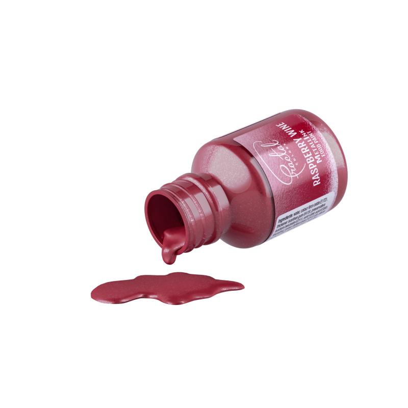 Colorant Alimentar pentru Pictura Fractal Metallink Raspberry Wine 30ml CapriceSHOP