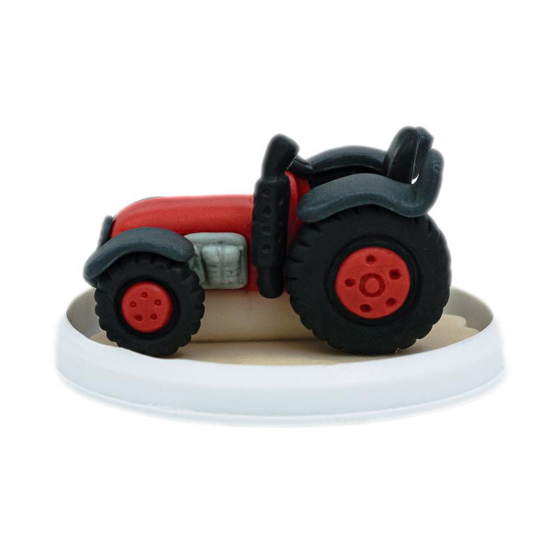 Figurina de Martipan Tractor Rosu 115g CapriceSHOP