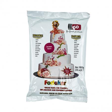 Pasta de Zahar Fodekor Fuchsia 1kg CapriceSHOP