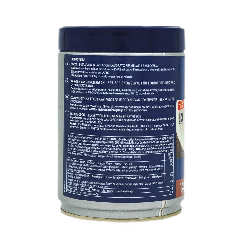 Pasta Aromatizanta Fabri Delipaste Cocos 1.35kg CapriceSHOP