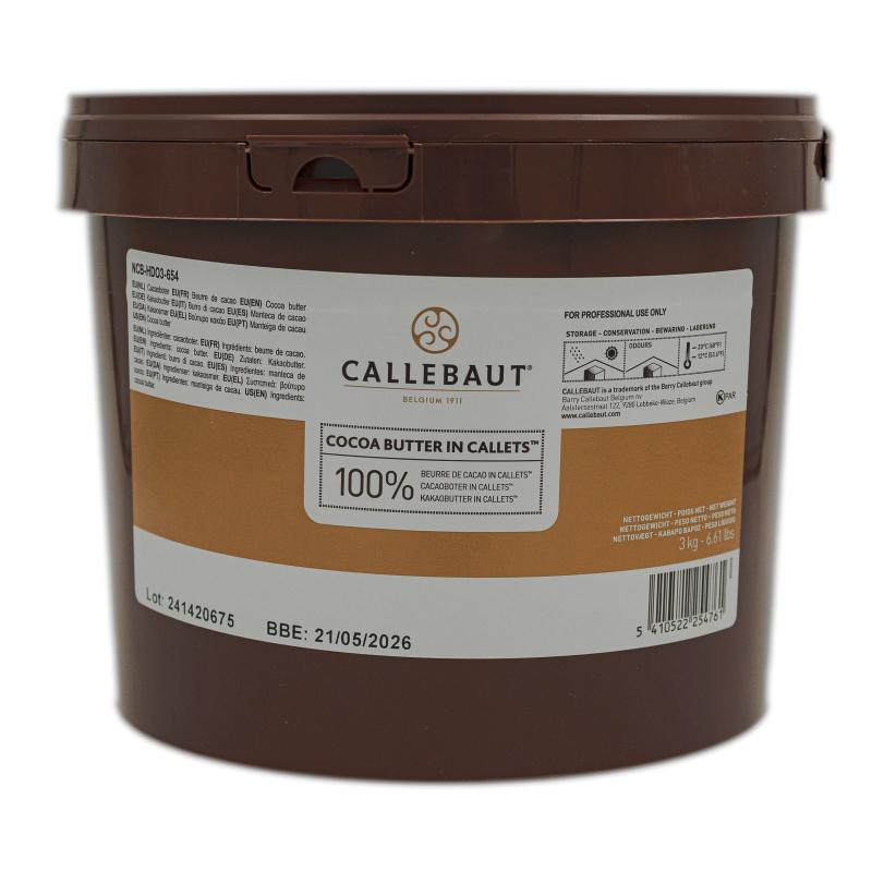 Unt de Cacao Callebaut Dropsuri 250g CapriceSHOP