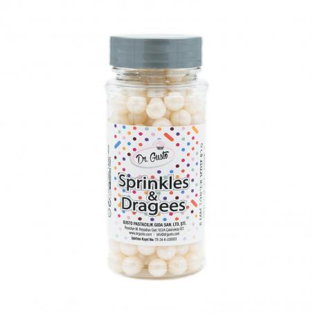 Drajeuri de Zahar Dr. Gusto Sprinkles Dragees Sidef 8mm 90g CapriceSHOP