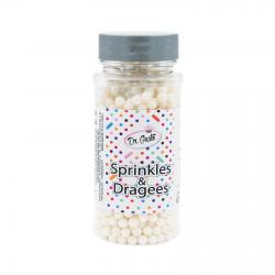 Nonpareils Argintii Metalizat 3mm 200g CapriceSHOP