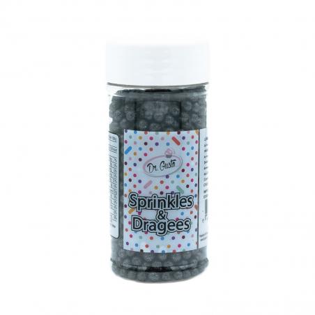 Drajeuri de Zahar Dr. Gusto Sprinkles Dragees Negru 4mm 90G CapriceSHOP