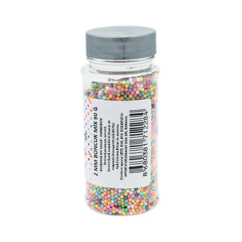 Drajeuri de Zahar Dr. Gusto Sprinkles Dragees Multicolor 2mm 90g CapriceSHOP