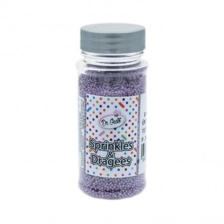 Drajeuri de Zahar Dr. Gusto Sprinkles Dragees Mov 0mm 90g CapriceSHOP