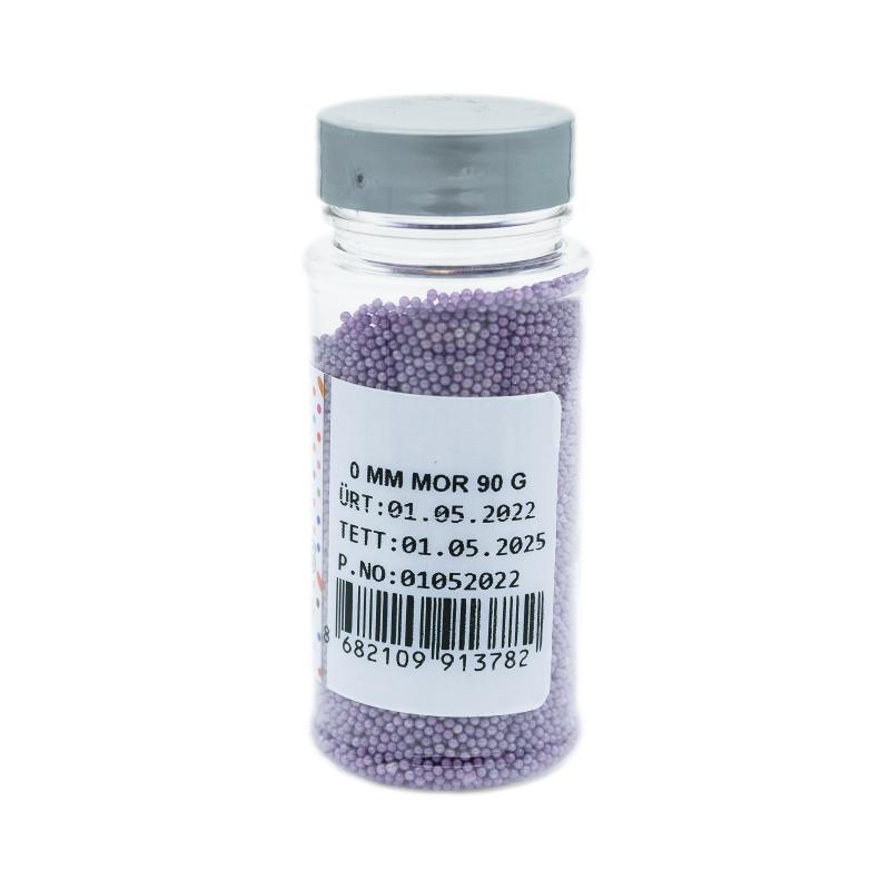 Drajeuri de Zahar Dr. Gusto Sprinkles Dragees Mov 0mm 90g CapriceSHOP