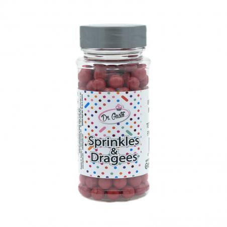 Drajeuri de Zahar Dr. Gusto Sprinkles Dragees Bordo 8mm 90g CapriceSHOP