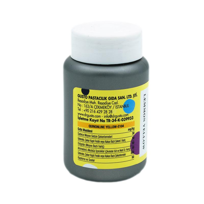 Dr Gusto Yellow Colorant Pudra Hidrosolubil 75g CapriceSHOP