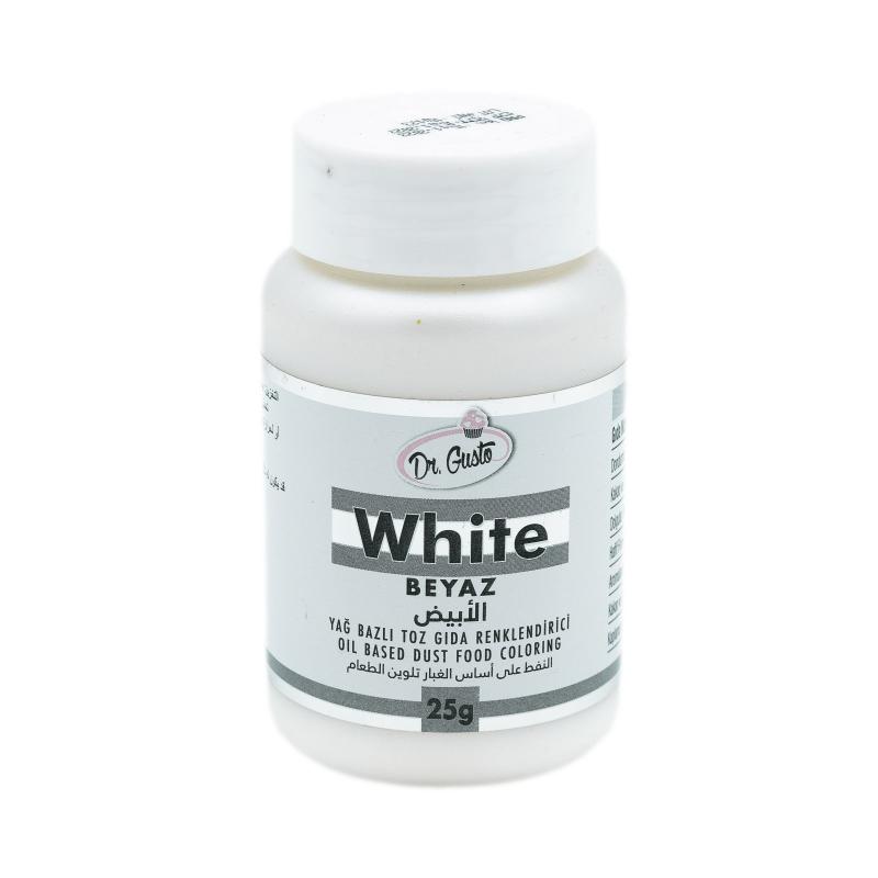 Dr Gusto White Colorant Pudra Liposolubil 25g CapriceSHOP