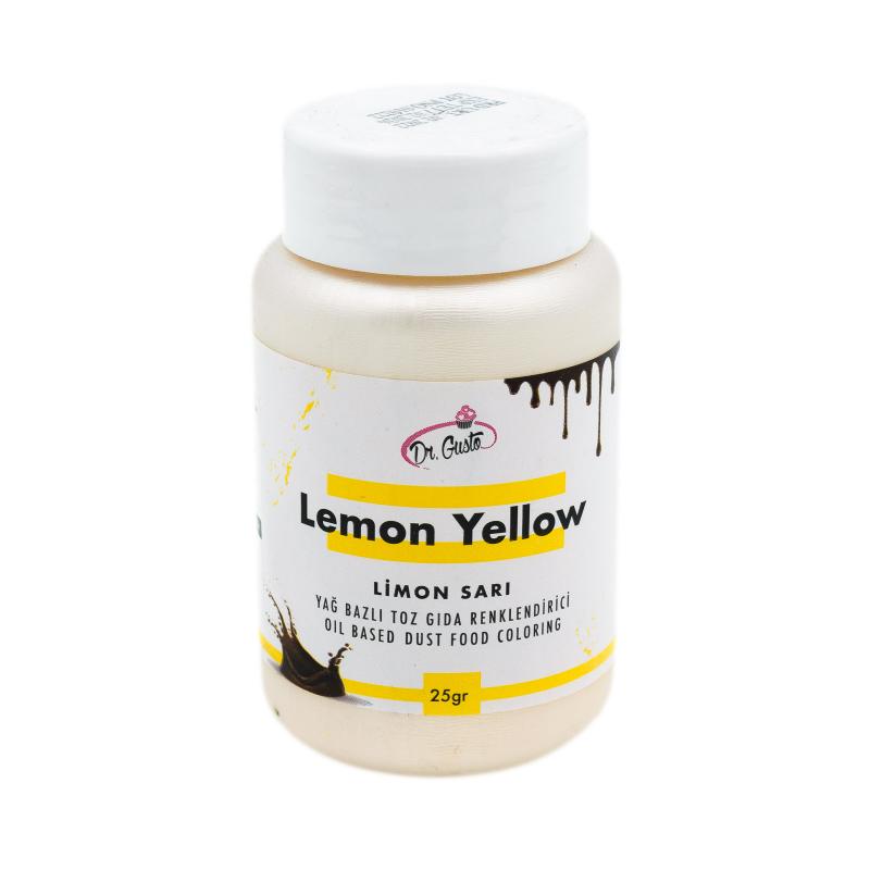 Dr Gusto Lemon Yellow Colorant Pudra Liposolubil 25g CapriceSHOP