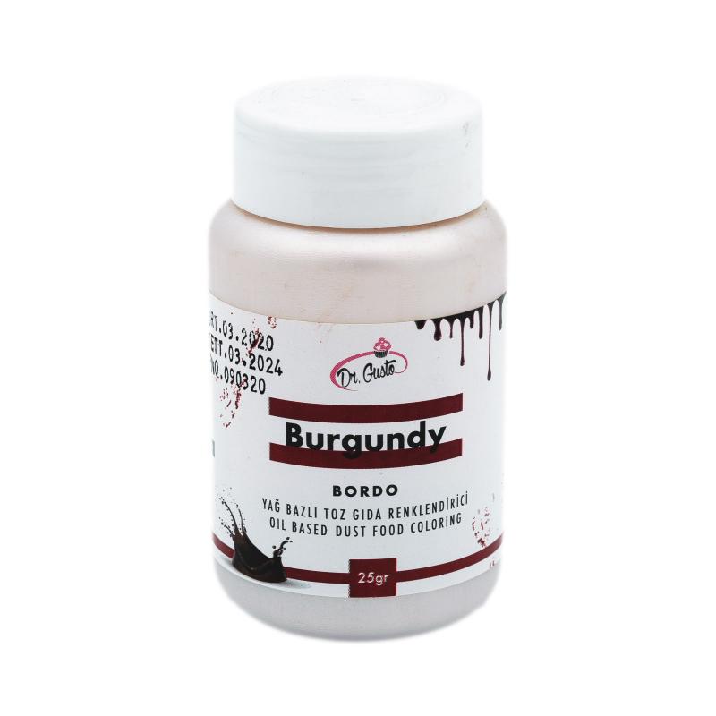 Dr Gusto Burgundy Colorant Alimentar Pudra Liposolubil 25g CapriceSHOP